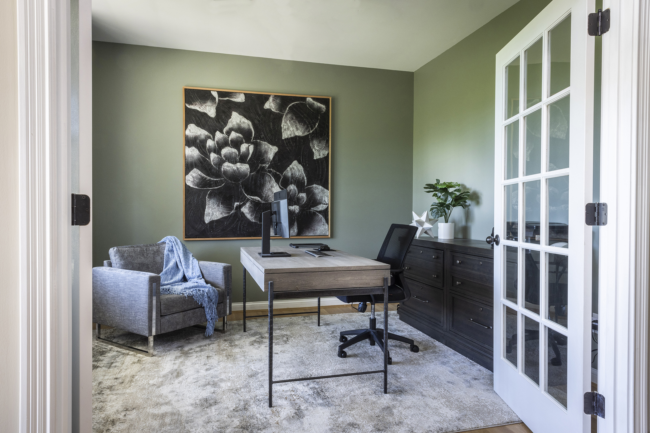 McKinney, TX Home Office Interior Designer